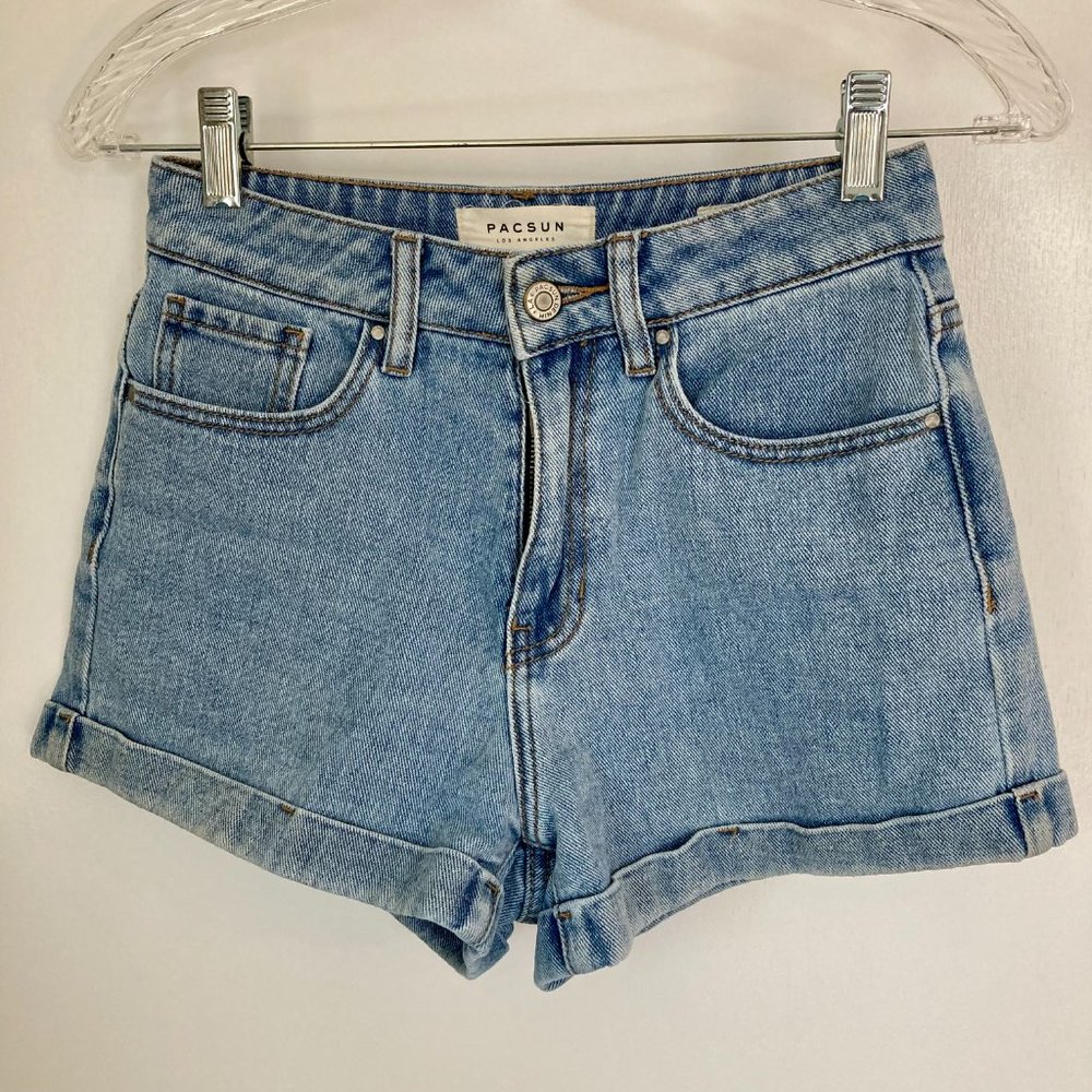 PACSUN Denim MOM Shorts